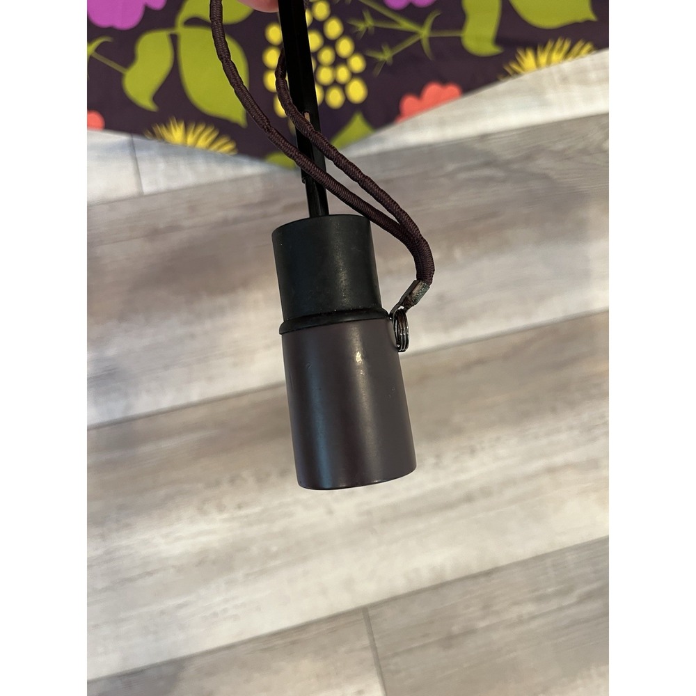 Umbrella Marimekko Kukkatori by Maija Isola Floral Green Pink Yellow Orange - Picture 11 of 16